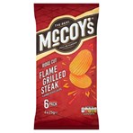 McCoy's Flame Grilled Steak Multipack Crisps 6 Pack