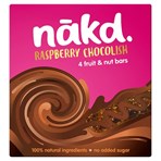 Nakd Raspberry Chocolish Fruit & Nut Cereal Bars 4 x 35g