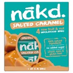 Nakd Salted Caramel Fruit & Nut Bar 4 x 35g