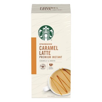 Starbucks Caramel Latte Premium Instant Coffee 5 x 21.5g Sachets
