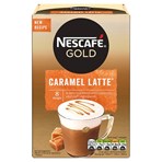 Nescafe Gold Caramel Latte Instant Coffee 8 x 17g Sachets