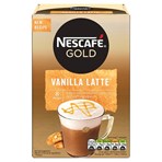 Nescafe Gold Vanilla Latte Instant Coffee 8 x 18.5g Sachets