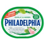 Philadelphia Garlic & Herbs Soft Cheese 340g