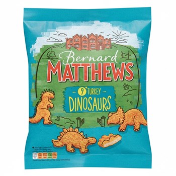 Bernard Matthews 9 Turkey Dinosaurs 450g