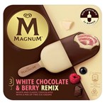 Magnum White Chocolate & Berry Remix Ice Cream 3 x 90 ml