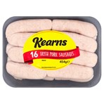 Kearns 16 Irish Pork Sausages 454g