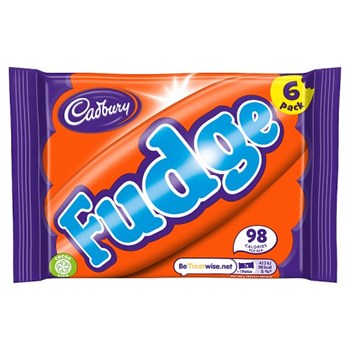 Cadbury Fudge Bar 6 Pack 132g