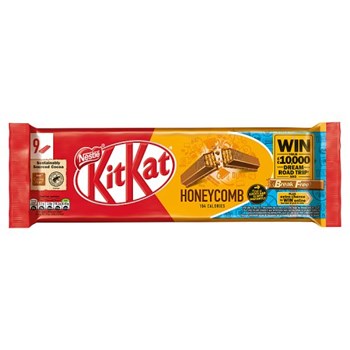 Kit Kat 2 Finger Honeycomb Chocolate Biscuit Bar Multipack 9 Pack