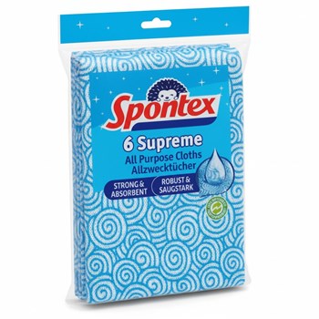 Spontex 6 Supreme All Purpose Cloths
