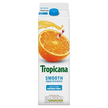 Tropicana Smooth Orange with No Bits 950ml