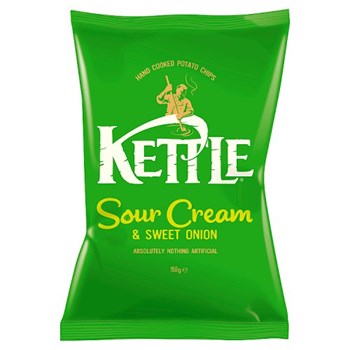 KETTLE Chips Sour Cream & Sweet Onion 150g