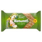 Warburtons Family Bakers 6 Thins Soft White Sliced