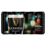 Guinness Draught Stout Beer 15 x 440ml Can