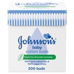 JOHNSON'S Baby Cotton Buds 200 Buds