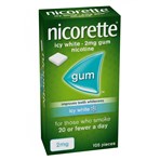 NICORETTE® Icy White 2mg Gum Nicotine 105 Pieces (Stop Smoking Aid)