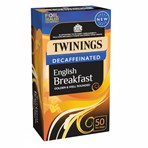 Twinings Decaffeinated English Breakfast 50 Tea Bags 125g