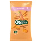 Organix Melty Carrot Puffs Organic Baby Finger Food Snack Multipack 4 x 18g