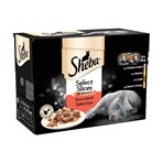 Sheba Select Slices Cat Food Pouches Succulent Selection in Gravy 12 x 85g