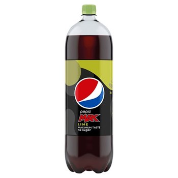 Pepsi Max Lime No Sugar Cola Bottle 2L