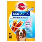 Pedigree Dentastix Daily Oral Care 10-25g 28 Sticks 4 x 180g (720g)