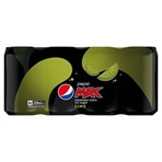 Pepsi Max Lime No Sugar Cola Can 8 x 330ml