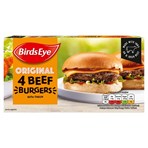 Birds Eye Original 4 Beef Burgers with Onion 227g