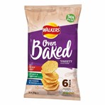 Walkers Oven Baked Variety Multipack Snacks 6 x 25g