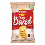 Walkers Oven Baked Sea Salt Multipack Snacks 6x25g