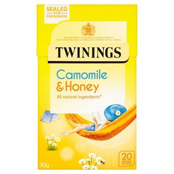 Twinings Camomile & Honey 20 Single Tea Bags 30g