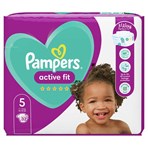 Pampers Active Fit Size 5, 32 Nappies, 11kg-16kg, Essential Pack