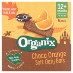 Organix Choco Orange Soft Oaty Bars 6 x 30g (180g)