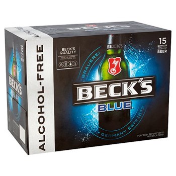 Beck's Blue Alcohol-Free Beer Bottles 15x275ml