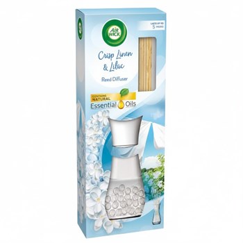 Airwick Essential Oils Reed Diffuser Crisp Linen and Lilac 33ml