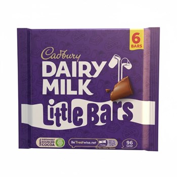 Cadbury Dairy Milk Little Bars 6 Pack 108g