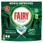 Fairy Original All In One Dishwasher Tablets Regular, 29 Capsules