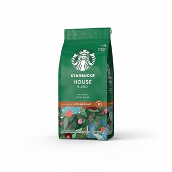 Starbucks House Blend Medium Roast Ground Coffee, Bag 200g