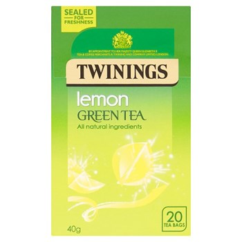 Twinings Lemon Green Tea 20 Tea Bags 40g