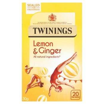 Twinings Lemon & Ginger 20 Tea Bags 30g