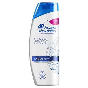 Head & Shoulders Classic Clean Clarifying Anti Dandruff Shampoo For Itchy, Dry Scalp And Hair 500ml
