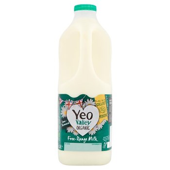 Yeo Valley Organic Free-Range Semi-Skimmed Milk 2L