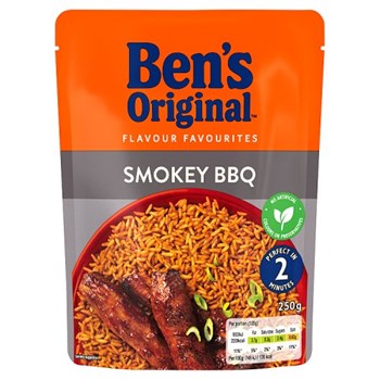 Bens Original Smokey BBQ Microwave Rice 250g