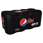 Pepsi Max No Sugar Cola Can 8x330ml