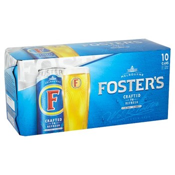 Foster's Lager Beer 10 x 440ml Cans