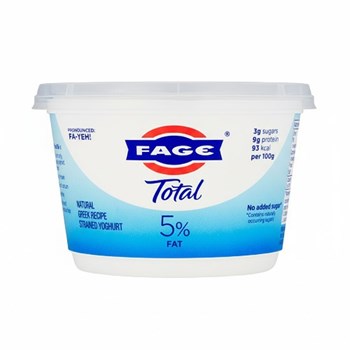 Fage Total 5% Fat Natural Greek Recipe Strained Yoghurt 450g