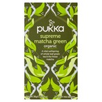 Pukka Organic Supreme Matcha Green 20 Green Tea Sachets 30g