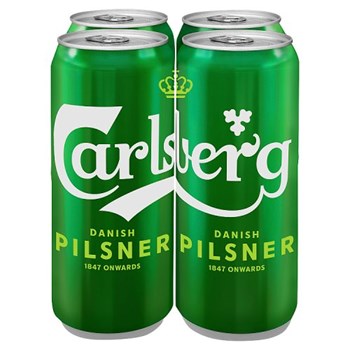 Carlsberg Pilsner Lager Beer 4 x 568ml Pint Cans