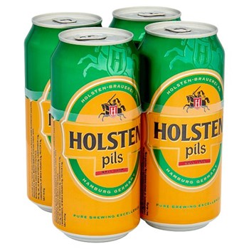 Holsten Pils Lager Beer 4 x 440ml Cans