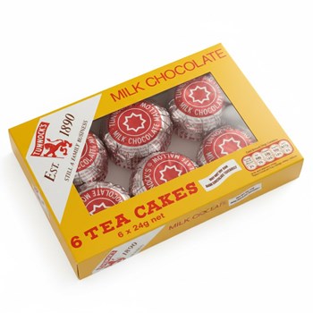 Tunnock's Milk Chocolate Tea Cakes 6 x 24g