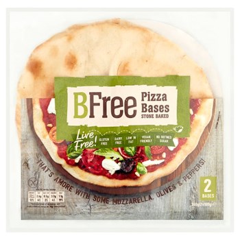 BFree Pizza Bases Stone Baked 2 x 180g (360g)