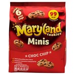 Maryland Minis Choc Chip Cookies 6 Mini Bags 118.8g